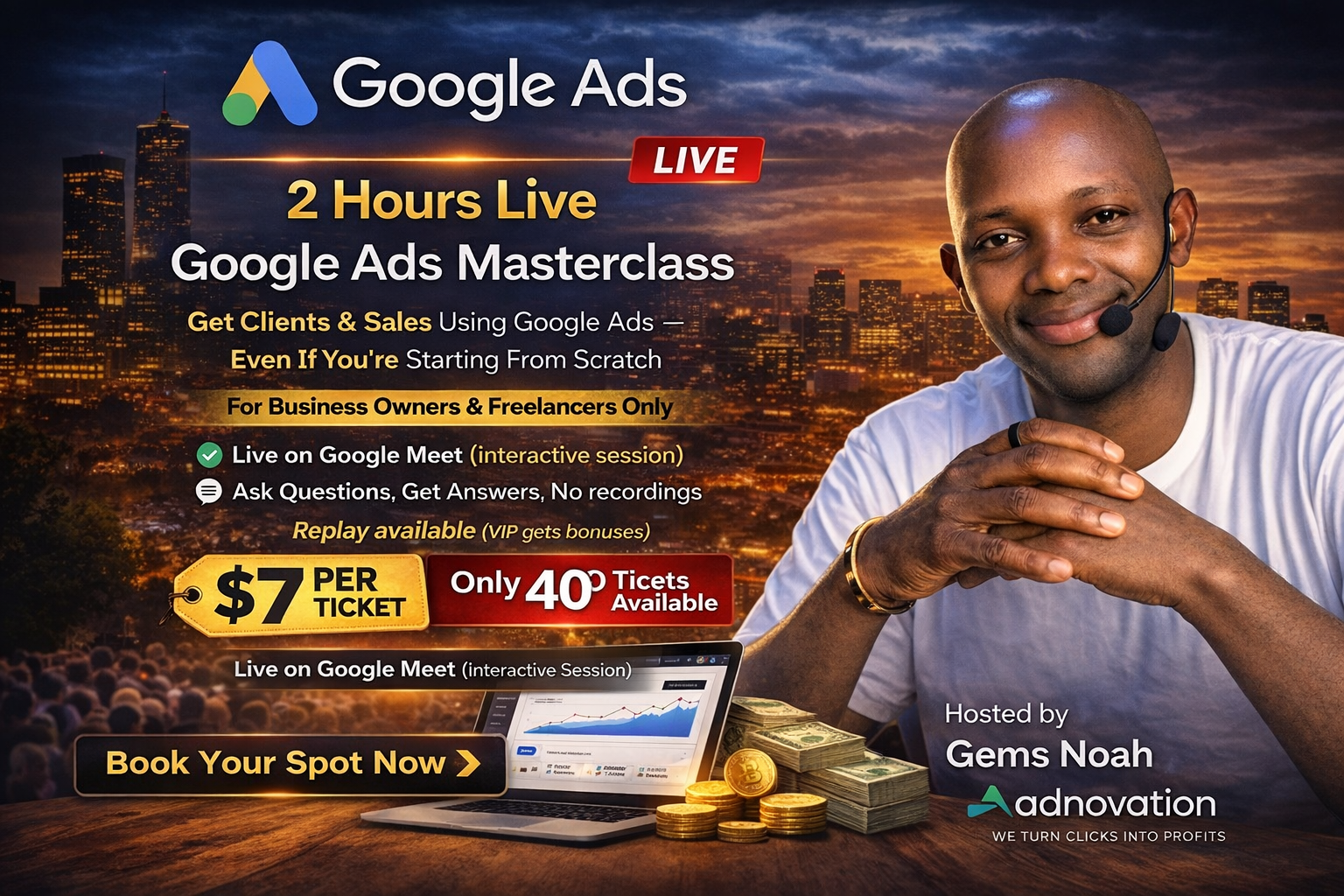Live Google Ads Masterclass