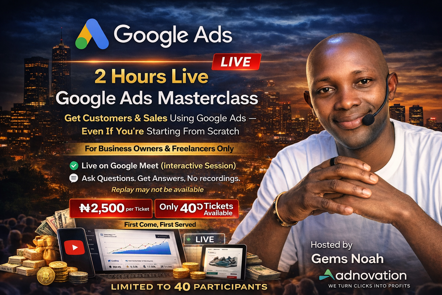 Live Google Ads Masterclass
